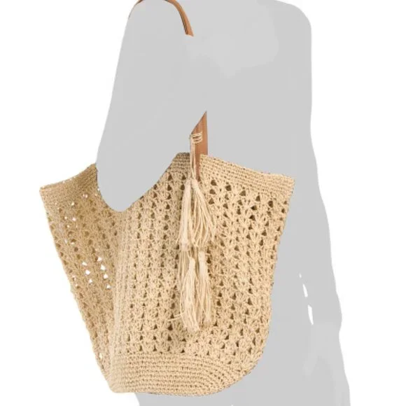 HAUTE HIPPIE STYLE Bags Haute Hippie Style Natural Handwoven